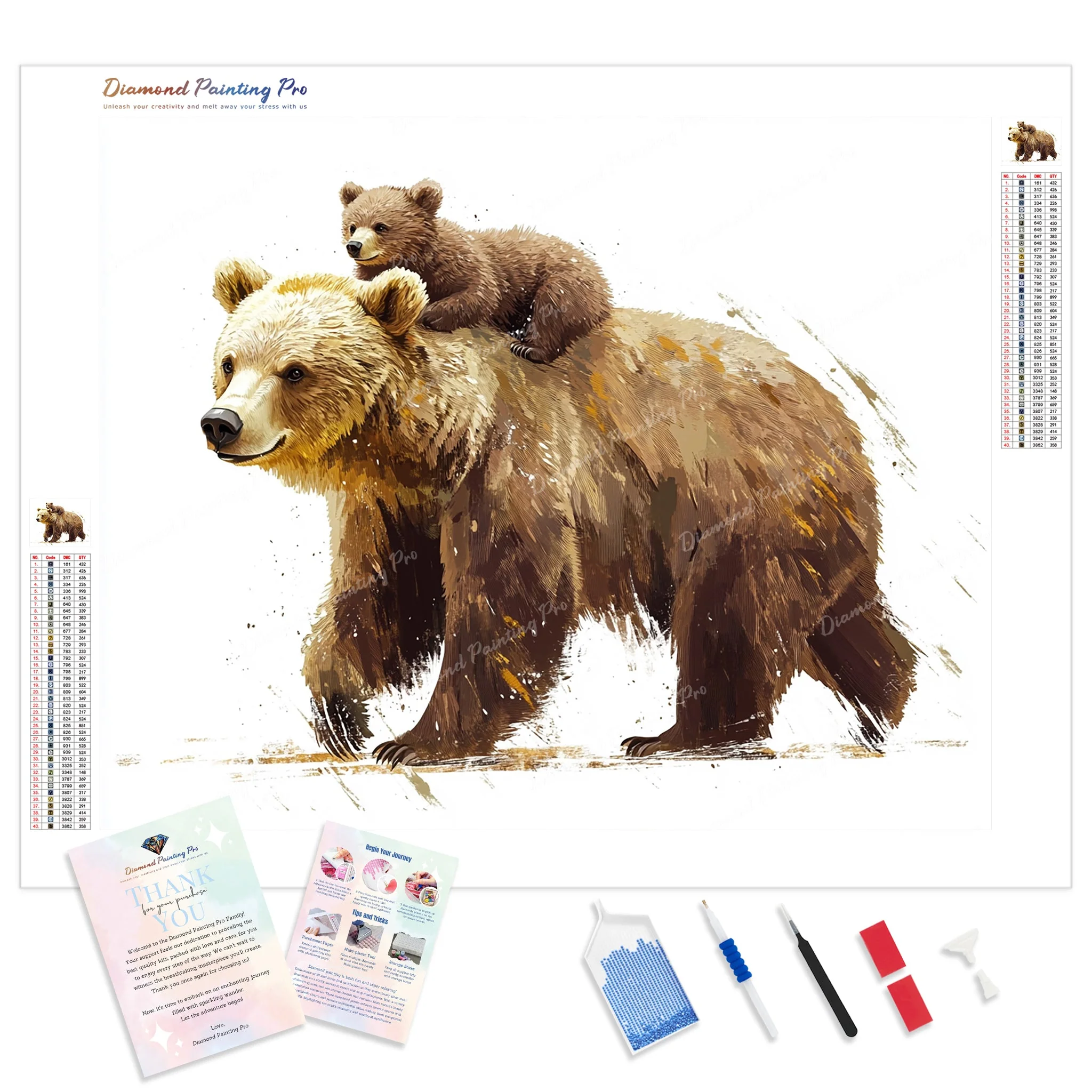 Woodland Bear Hug | Diamond Painting