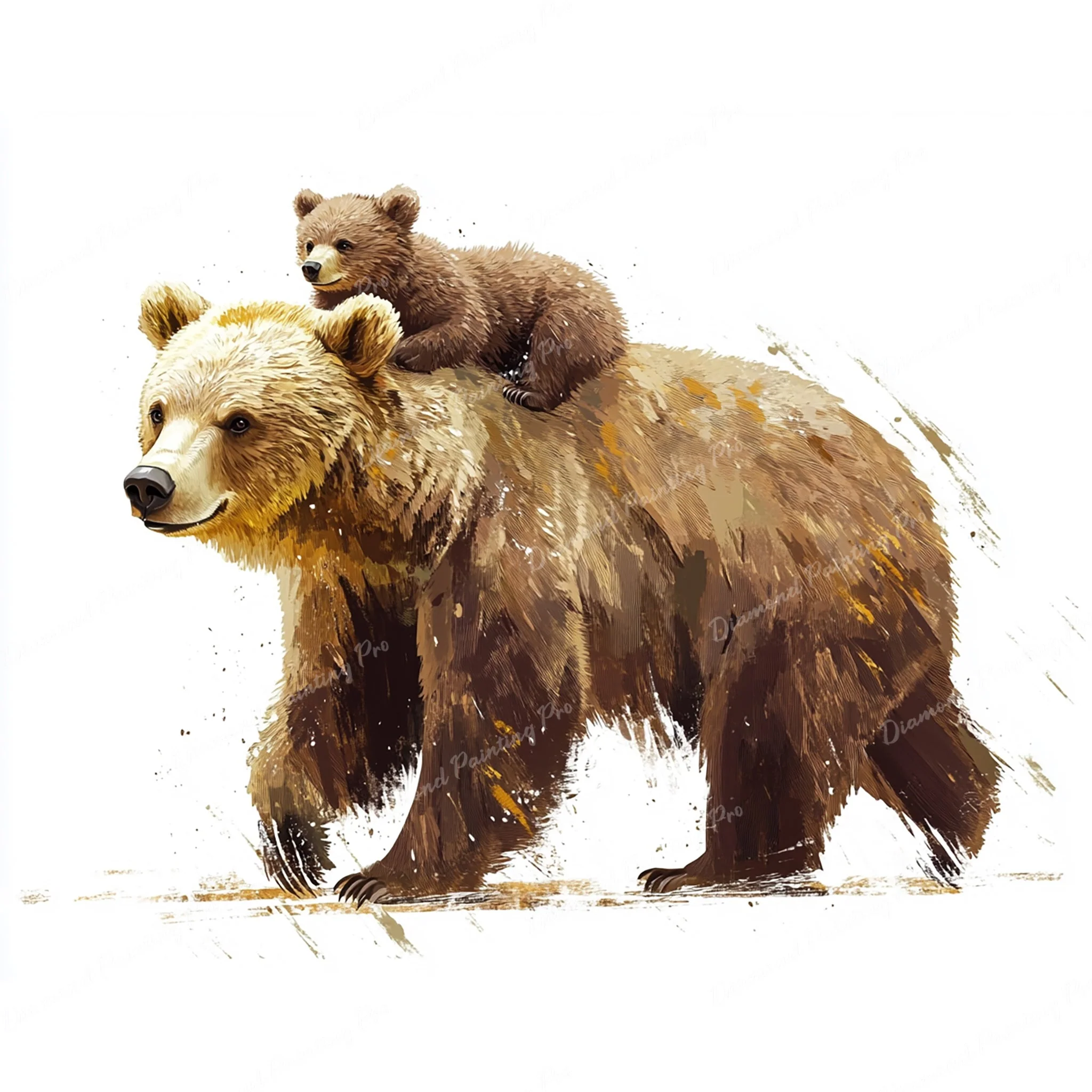 Woodland Bear Hug | Diamond Painting - Image 2